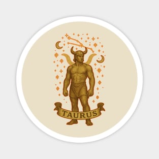 Taurus Star Sign of the Zodiac Magnet
